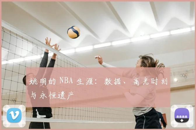 姚明的 NBA 生涯:数据、高光时刻与永恒遗产
